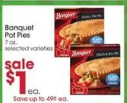 Giant Eagle Banquet Pot Pies offer