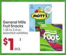 Giant Eagle General Mills Fruit Snacks offer