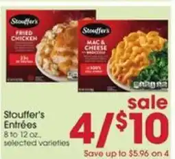 Giant Eagle Stouffer's Entrées offer
