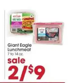 Giant Eagle Giant Eagle Lunchmeat offer