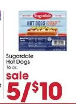 Giant Eagle Sugardale Hot Dogs offer