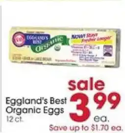 Giant Eagle Eggland's Best Organic Eggs offer