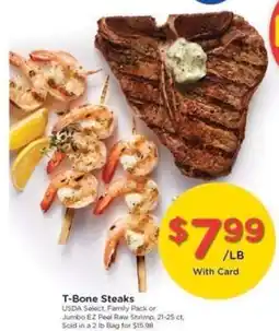 Kroger T-Bone Steaks offer
