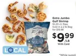 Kroger Extra Jumbo Gulf Shrimp offer