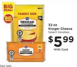Kroger Kroger Cheese offer
