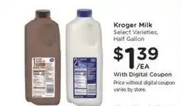Kroger Kroger Milk offer