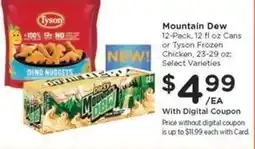 Kroger Mountain Dew or Tyson Frozen Chicken offer