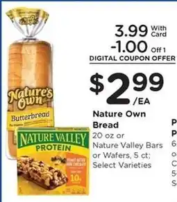 Kroger Nature Own Bread offer