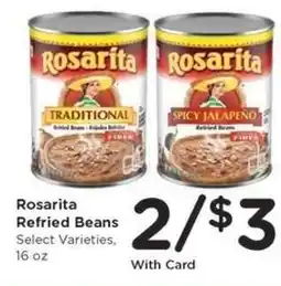 Kroger Rosarita Refried Beans offer