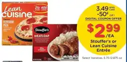 Kroger Stouffer's or Lean Cuisine Entrée offer
