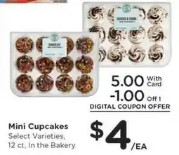 Kroger Mini Cupcakes offer