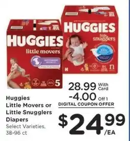 Kroger Huggies Little Movers or Little Snugglers Diapers offer