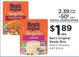 Kroger Ben's Original Ready Rice offer
