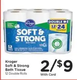 Kroger Kroger Soft & Strong Bath Tissue offer