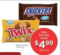 Kroger Mars Fun Size Candy offer