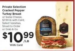 Kroger Private Selection Cracked Pepper Turkey Breast offer