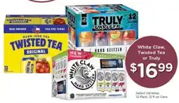 Kroger White Claw, Twisted Tea or Truly offer