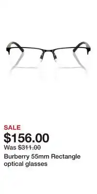 Nordstrom Burberry 55mm Rectangle optical glasses offer