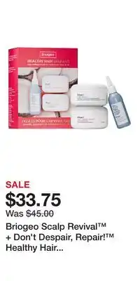 Nordstrom Briogeo Scalp Revival + Don't Despair, Repair! Healthy Hair Delights Set offer