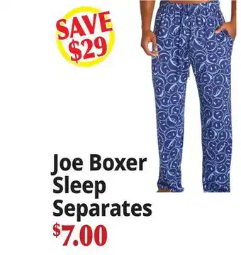 Ocean State Job Lot Joe Boxer Sleep Separates offer