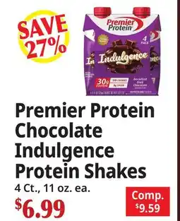 Ocean State Job Lot Premier Protein Chocolate Indulgence Protein Shakes offer