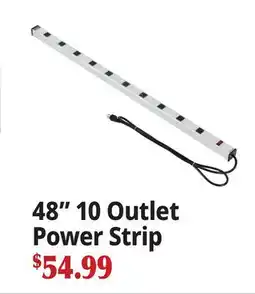 Ocean State Job Lot 48 10 Outlet Power Strip offer
