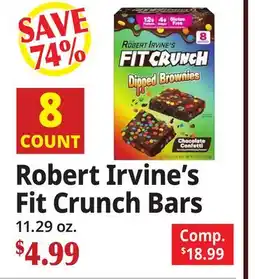 Ocean State Job Lot Robert Irvine's Fit Crunch Bars offer