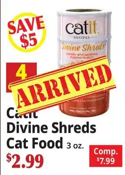 Ocean State Job Lot Catit Divine Shreds Cat Food offer