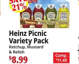 Ocean State Job Lot Heinz Picnic Variety Pac offer