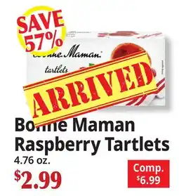 Ocean State Job Lot Bonne Maman Raspberry Tartlets offer