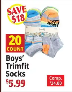Ocean State Job Lot Boys' Trimfit Socks offer
