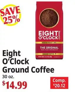 Ocean State Job Lot Eight O'Clock Ground Coffee offer
