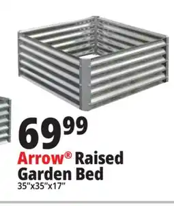 Ocean State Job Lot Galvanized Raised Garden Bed 35 x 35 x 17 offer