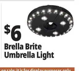 Ocean State Job Lot Brella Brite Umbrella Light offer
