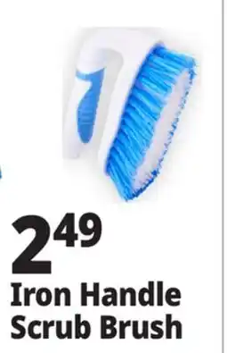Ocean State Job Lot Gleam Iron Handle Scrub Brush offer