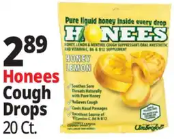 Ocean State Job Lot Honees Honey Menthol Cough Drops 20-count offer
