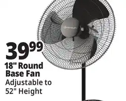 Ocean State Job Lot 18 Round Base Fan offer