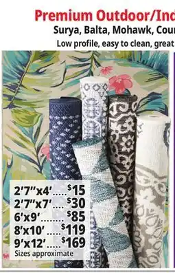 Ocean State Job Lot Indoor/Outdoor Rugs offer