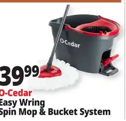 Ocean State Job Lot 0-Cedar Easy Wring spin Mop & Bucket System offer