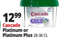 Ocean State Job Lot Cascade Platinum Fresh Scent Actionpacs Dishwasher Detergent 36 Count offer