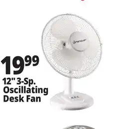Ocean State Job Lot Penguin Oscillating Desk Fan 12 offer