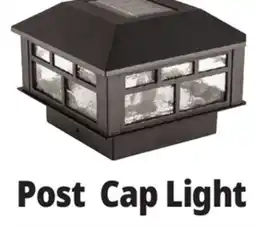Ocean State Job Lot Solar LED Post Cap Light 5.25 offer
