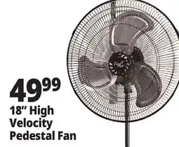 Ocean State Job Lot 18 High Velocity Pedestal Fan offer
