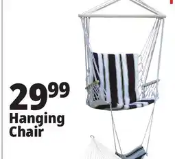 Ocean State Job Lot Outdoor Living Hanging Chair with Arm & Foot Rest offer