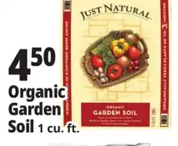 Ocean State Job Lot Just Natural Organic Garden Soil 1 cu ft offer