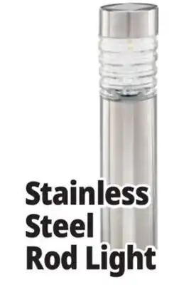 Ocean State Job Lot Solar Stainless Steel Path Light 15 offer