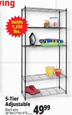 Ocean State Job Lot 5-Tier Adjustable offer