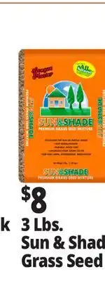 Ocean State Job Lot Premium Quality Sun & Shade Grass Seed Mixture 3 lbs offer