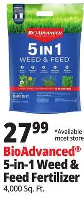 Ocean State Job Lot BioAdvanced 5-in-1 Weed & Feed Fertilizer offer