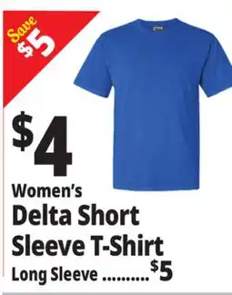 Ocean State Job Lot Women's Delta Short Sleeve T-Shirt offer